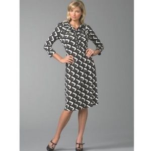 DVF Vintage Polly Dee Dress Size 8